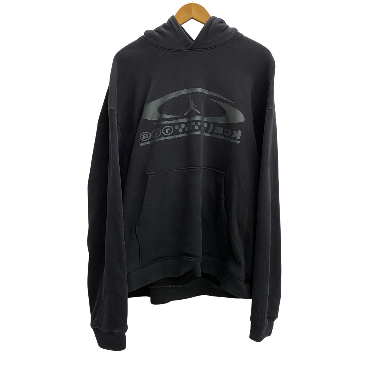 【中古】ジョーダン JORDAN JORDAN BRAND NIKE Travis Scott Hoodie Black Dark Smoke Gray アノラック 薄墨色 L大きさ 201MT-5395