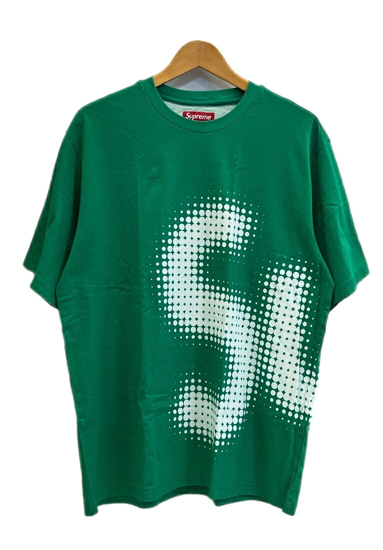 【中古】シュプリーム SUPREME 24SS Halftone S/S Top ハーフトーン Tシャツ 緑 Tシャツ グリーン Mサイズ 101MT-5929｜ドンドンサガール