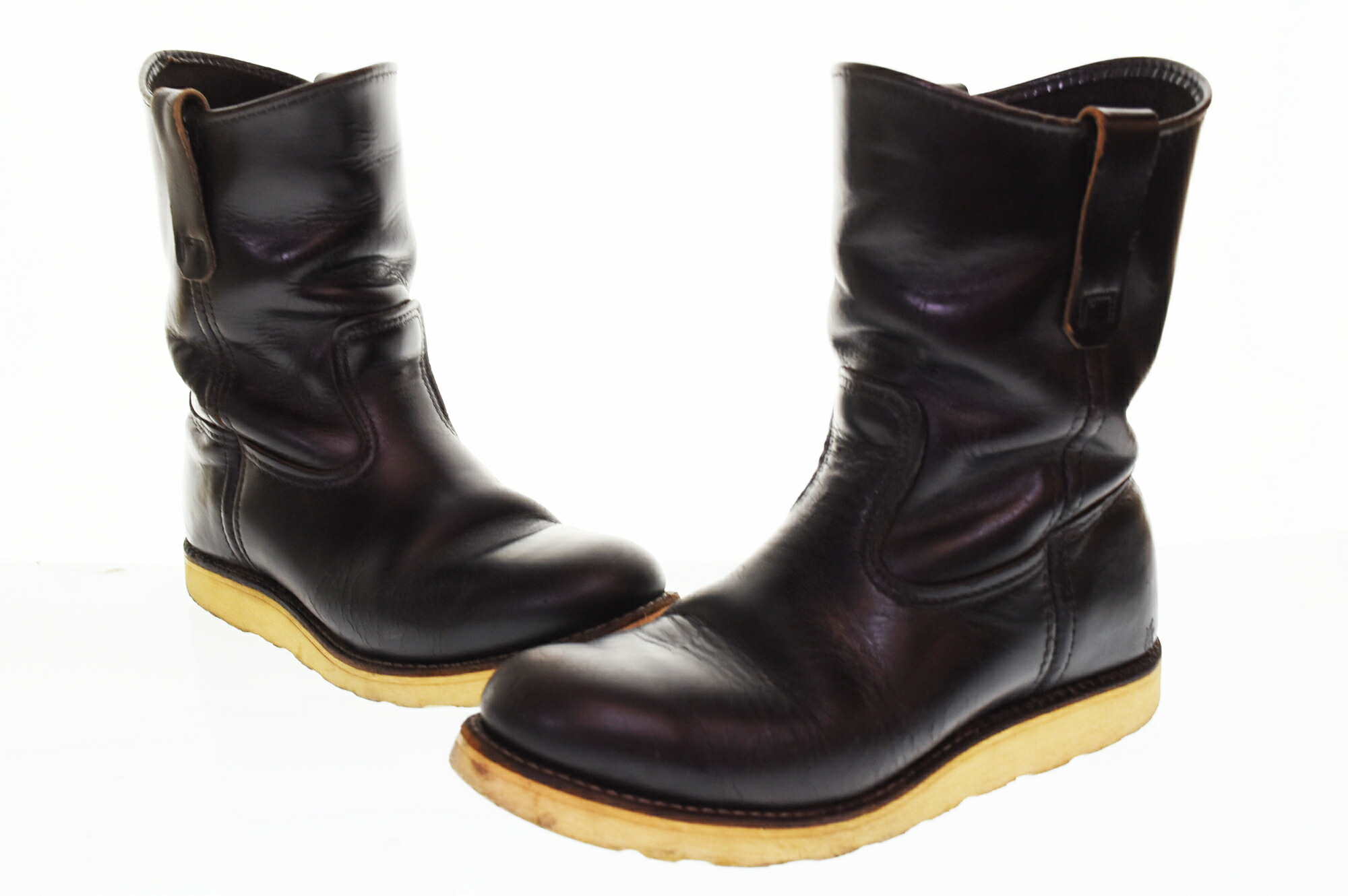 【楽天市場】【中古】レッドウィング RED WING 8169 7E PECOS BOOTS メンズ靴 ブーツ ペコスタイプ ブラック 7E ...
