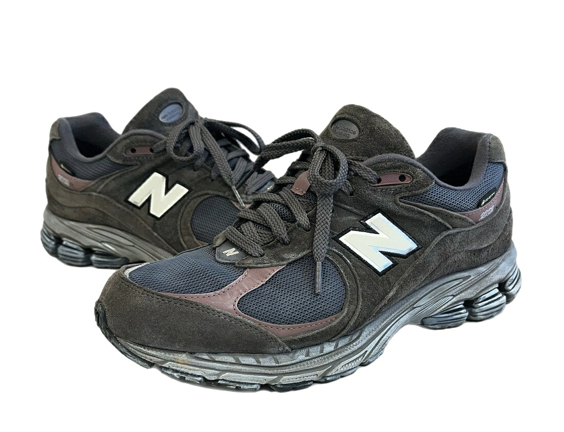 【中古】ニューバランス new balance GORE-TEX MAGNET GRAY エイジング加工 M2002RXA メンズ靴 スニーカー グレー 28cm 101sh-2537｜ドンドンサガール