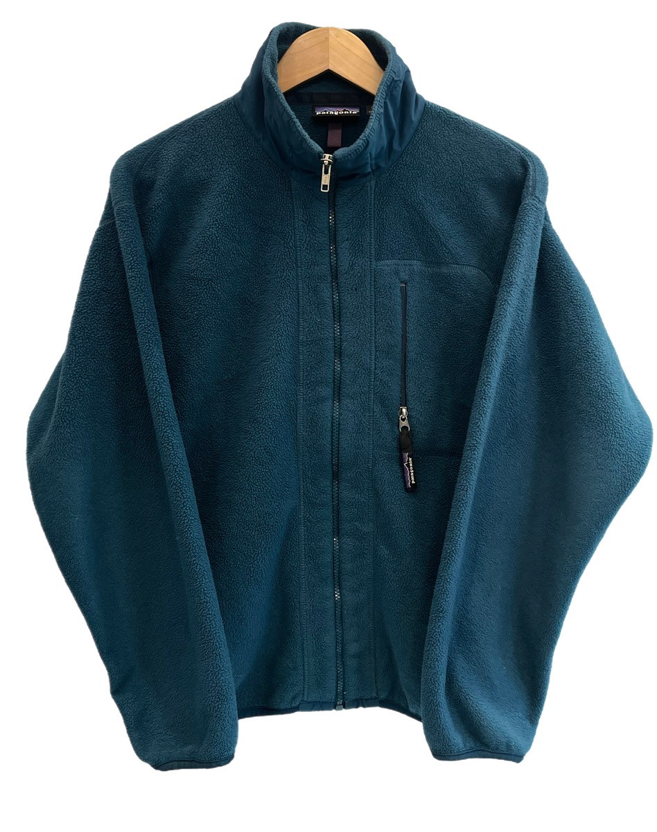 【中古】パタゴニア PATAGONIA 90&rsquo;s USA製 シンチラ フリース ジャケット 緑 ジャケット グリーン Sサイズ 101MT-5997｜ドンドンサガール