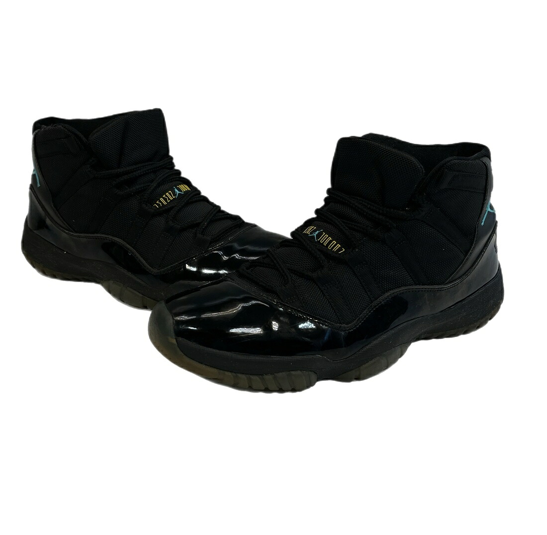 【中古】ジョーダン JORDAN NIKE AIR JORDAN 11 RETRO GAMMA BLUE-BLACK-VARSITY MAIZE ナイキ エアジョーダン 11 レトロ ガンマブルー 378037-006 メンズ靴 スニーカー 黒いこと 28.5糎 101sh-2543