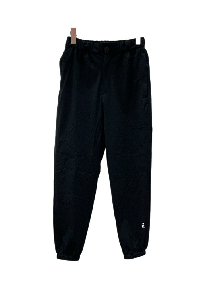 【中古】 ナゴンスタンス nagonstans 貨物自動車ズボン下 track pants エンフォルド 図案化野球クラブ 定番 撥水 ・・目じるし色彩設計刺しゅう ナイロン BLACK 黒  470HA131-0090 ボトムス余分の物 刺しゅう 黒いこと S大いさ 104LB-66 パンツ-ボトムス