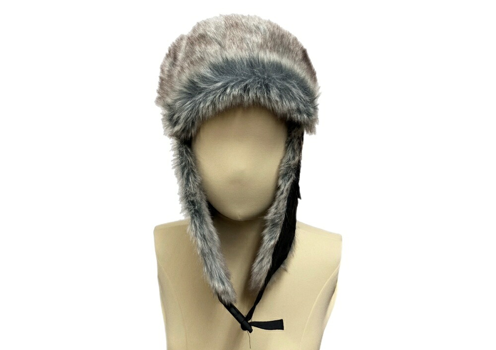 【中古】 エフティーシー FTC 25AW Trapper Hat トラッパー ハット New Era CORDURA フライト ファー 飛行機帽 帽子 黒 FTC025AWH13 帽子 メンズ帽子 パイロットキャップ ロゴ ブラック Mサイズ 104H-83｜ドンドンサガール
