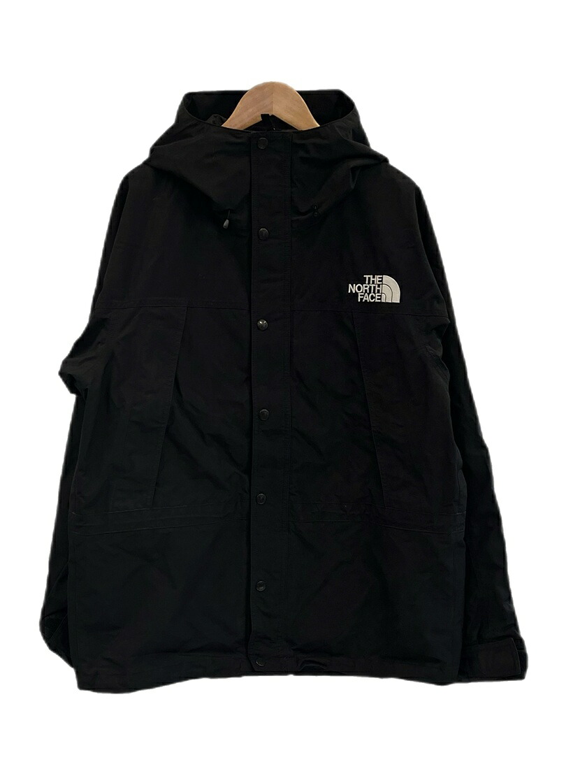 【中古】ノースフェイス THE NORTH FACE マウンテンライトジャケット Mountain Light Jacket ナイロンジャケット 黒 NP62450 ジャケット ブラック Lサイズ 101MT-6014｜ドンドンサガール