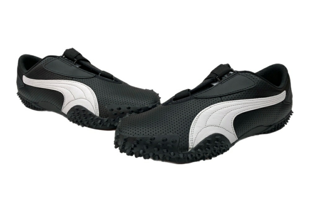 【中古】 ピューマ PUMA 25年製 MOSTRO PERF モストロ パーフ スパイクソール ベルクロ 置き目とり捨てる シューズ 黒 397331-02 メンズ靴 スニーカー 黒いこと 28糎 104S-1187