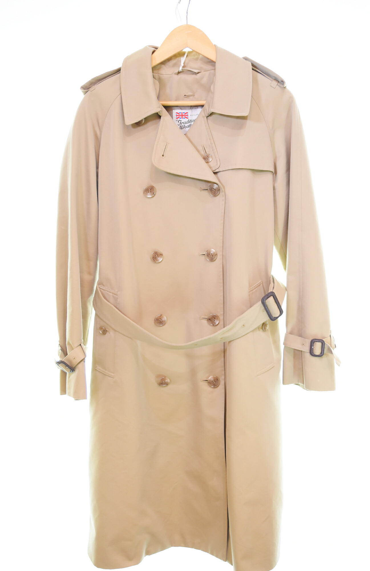 【中古】トラディショナルウェザーウェア Traditional Weatherwear トレンチコート スプリングコート 上衣 ベージュ 34 103LT-190 コート・ジャケット-レディースファッション