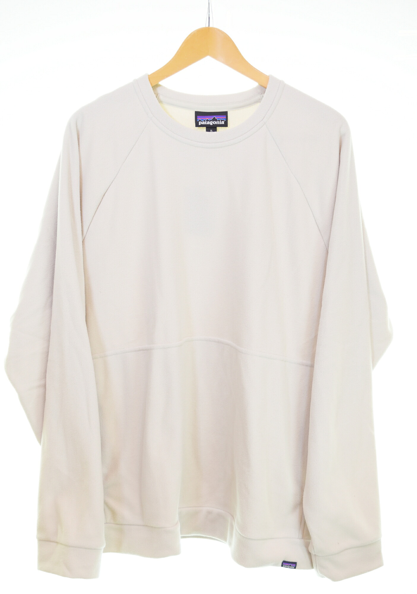 【中古】パタゴニア PATAGONIA 25AW M's Micro D Crewneck メンズマイクロ Dクルーネック 23225 スウェット ホワイト LLサイズ 103MT-4252|ドンドンサガール