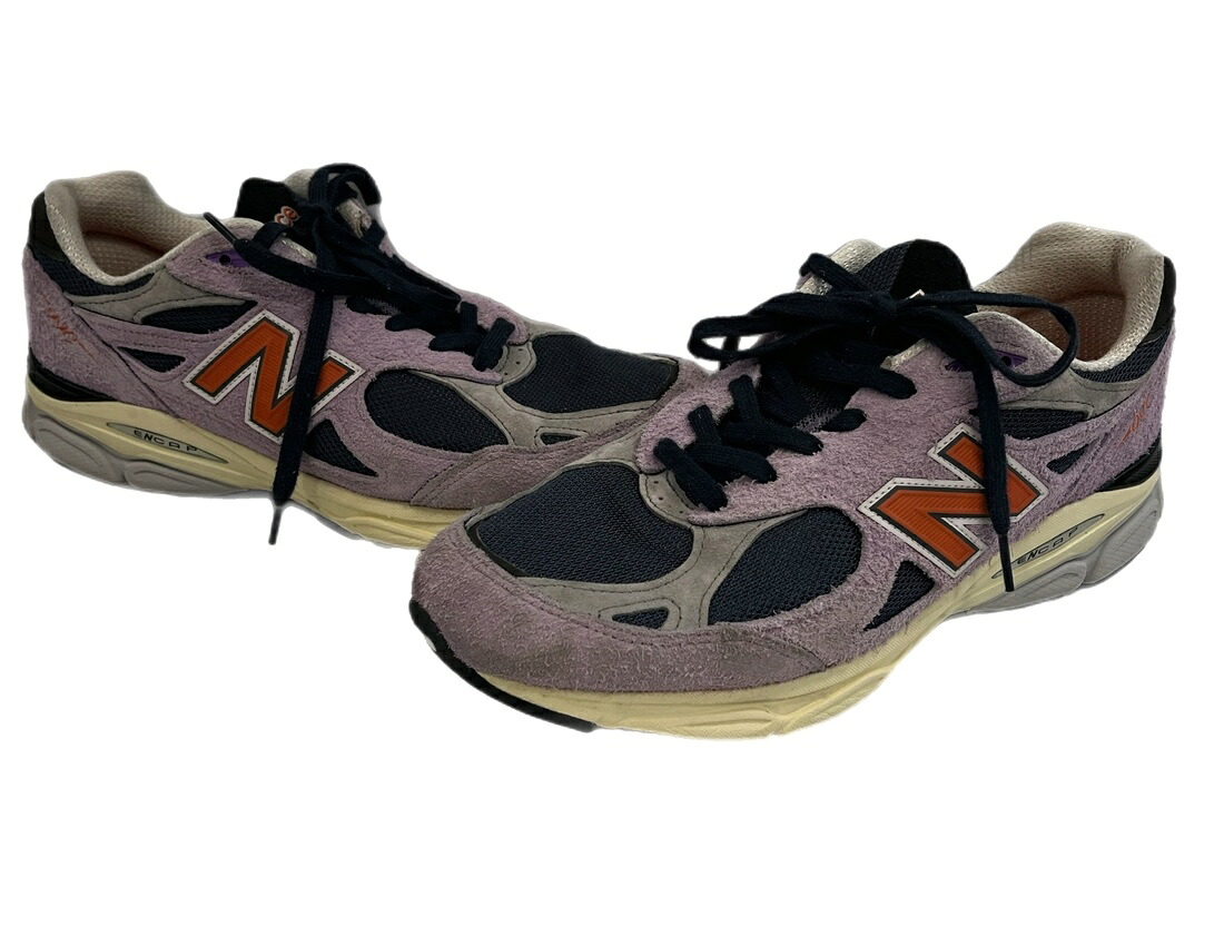 【中古】ニューバランス new balance 990V3 Raw Amethyst ローアメジスト USA製 アメリカ製 紫 M990TD3 メンズ靴 スニーカー パープル 29cm 101sh-2565|ドンドンサガール