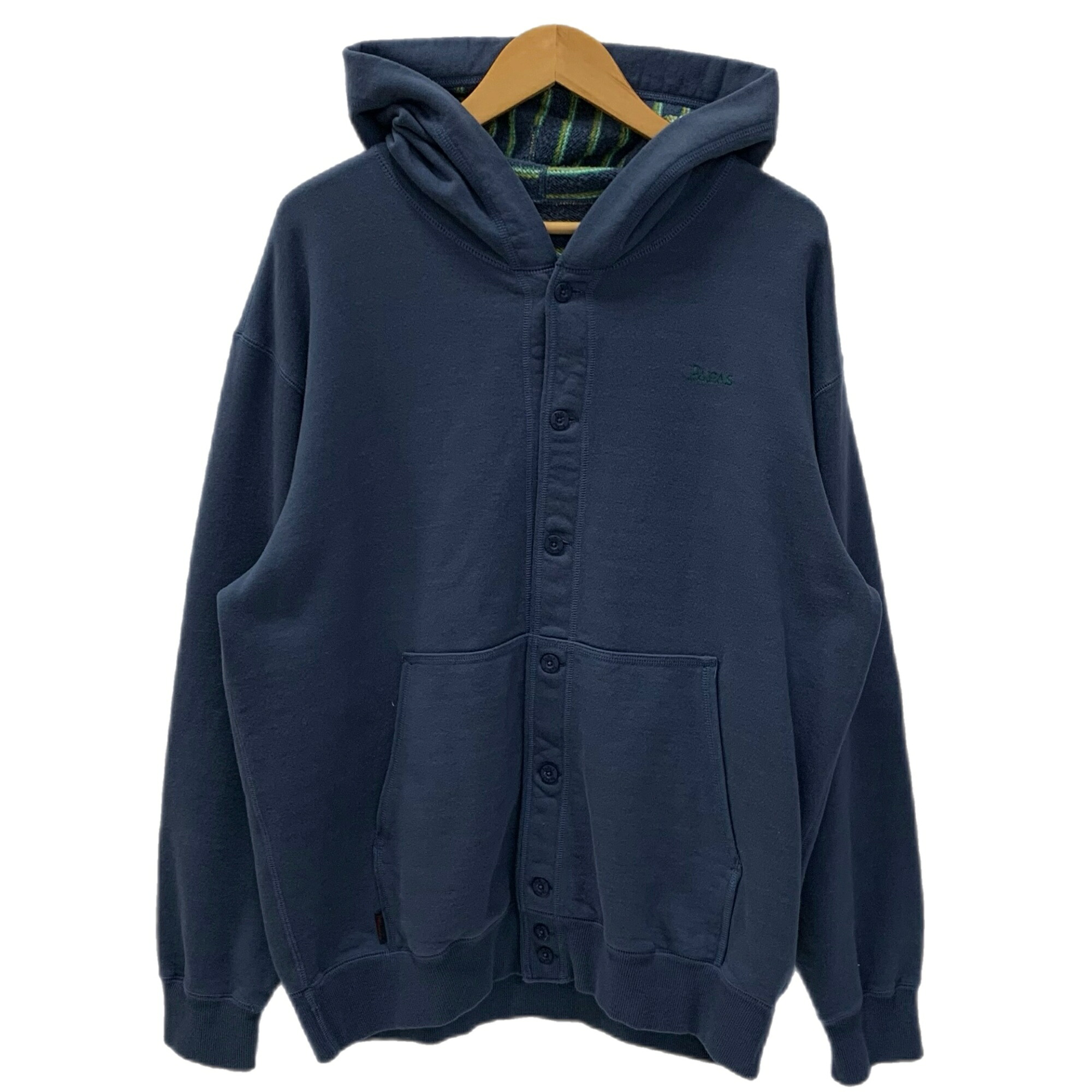 【中古】パ通り手形 Papas 汗水 フーディー DO461UPK001 ジレー 米国海軍 L大きさ 201MT-5681