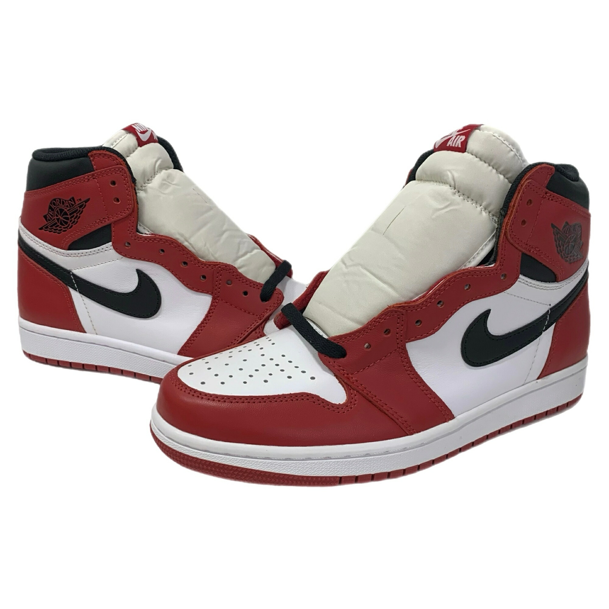 【中古】ナイキ NIKE エアジョーダン1 レトロ ご機嫌 風の強い町 Air Jordan 1 Retro High Chicago 2015 555088-101  メンズ靴 スニーカー 赤いこと 27.5糎大きさ 201-shoes1681