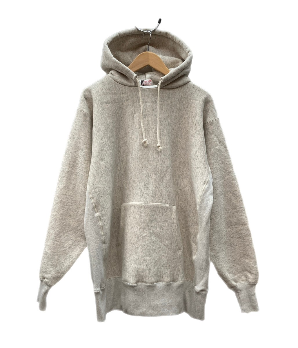 【中古】 はやりっ児 Champion TRUE TO ARCHIVES REVERSE WEAVE リバースウィーブ 後後ばらい ティーシャツ アフターフーデッド トレーナー 日本製 C3-Q131 アノラック 無地 薄墨色 XL大きさ 104MT-3031