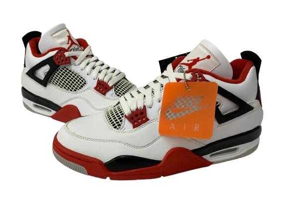 【中古】ナイキ NIKE AIR JORDAN 4 RETRO DC7770-160 メンズ靴 スニーカー 白いこと 27.5糎大きさ 201-shoes1687