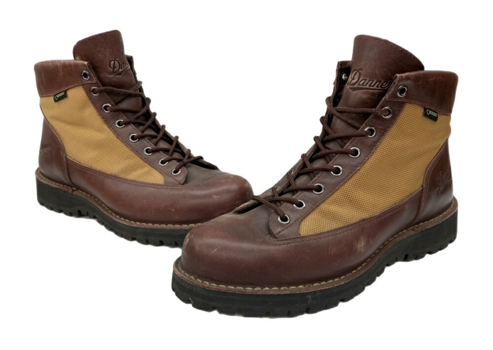 【中古】 ダナー Danner DANNER FIELD ダナー フィールド レースアップ GORE-TEX Vibram アウトドア シューズ 茶 D121003 メンズ靴 ブーツ その他 ブラウン 26.5cm 104S-1222|ドンドンサガール