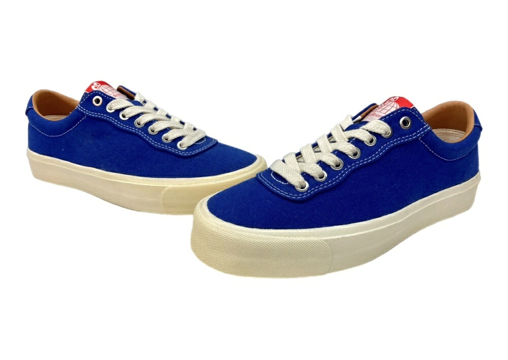 【中古】 挙げ句の果てたまり場 Last Resort AB Canvas Lo 帆布 置き目 スケボー スピード競技引き上げる シューズ 青 VM001 メンズ靴 スニーカー 青み 26.5糎 104S-1230