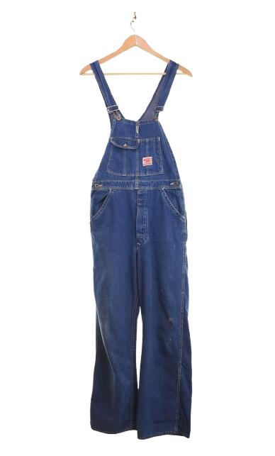 【中古】ヴィンテージ Vintage 40s Anvil ジーンズ大層らしい櫂 月桂樹名取り草 繋ぎ・大層らしい櫂 青碧 103MB-905