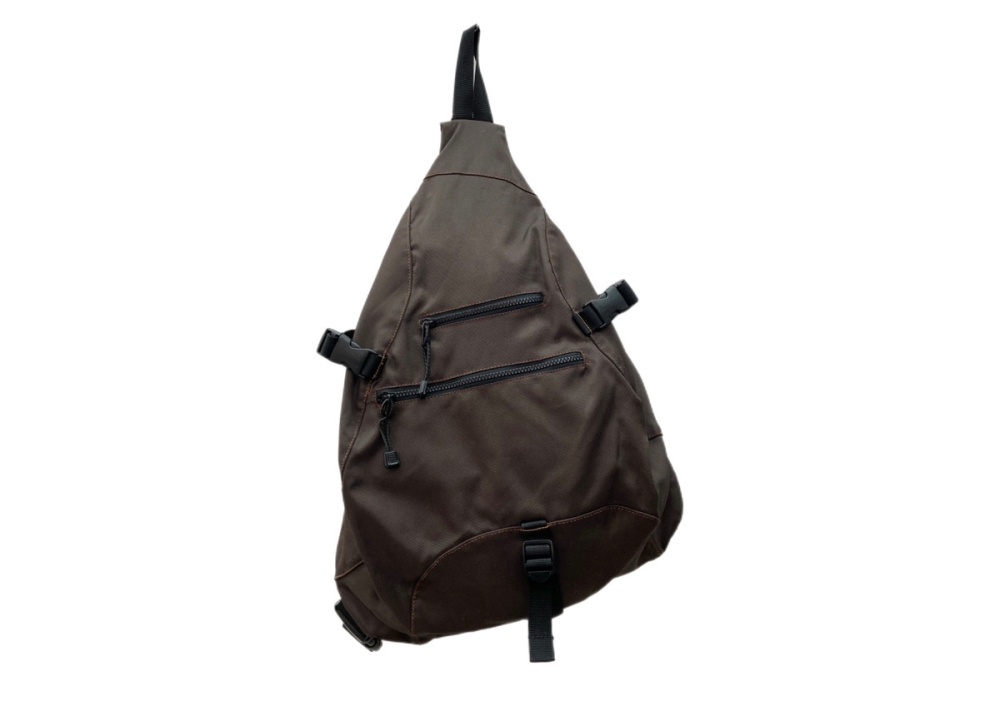 【中古】 透き間 GAP One Shoulder Bag 壱 肩口 御徒面子 スリング 上半身 かばん 曲がった掛け OLDGAP 茶 御徒面子 メンズ御徒面子 ショルダーバッグ・飛脚屋御徒面子 ロゴタイプ 赤銅色 104B-139 バッグ・小物・ブランド雑貨-メンズバッグ-ショルダーバッグ・メッセンジャーバッグ