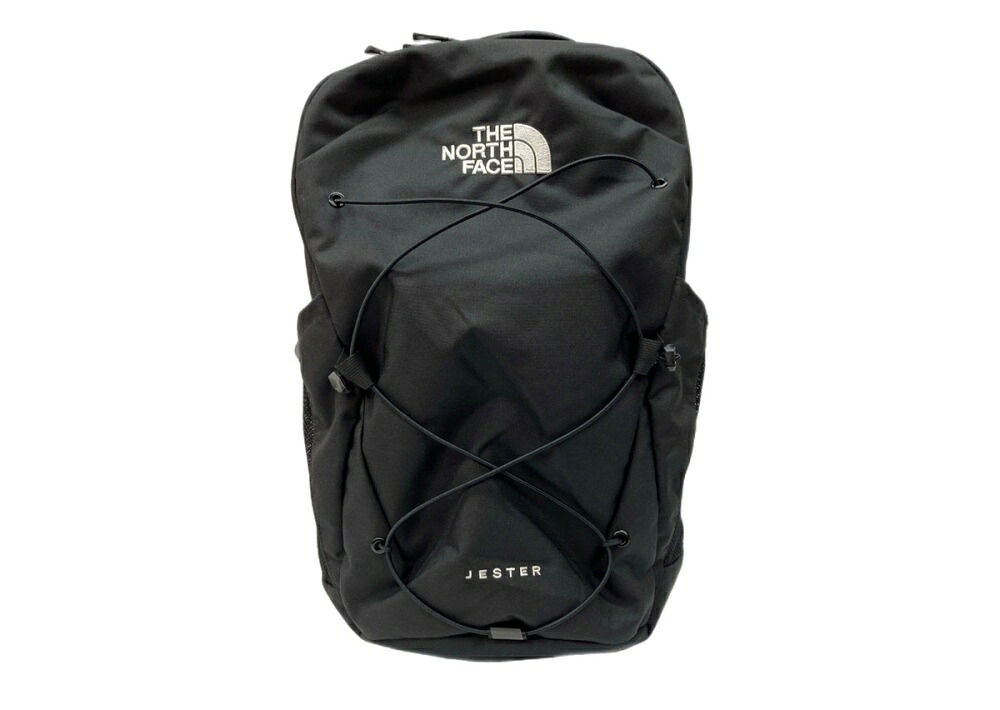 【中古】 ザノースフェイス THE NORTH FACE Jester Backpack ジェスター バックパック アウトドア リュックサック かばん 刺・墸 黒 NM82462 バッグ メンズバッグ バックパック・リュック ロゴ ブラック 104B-141｜ドンドンサガール