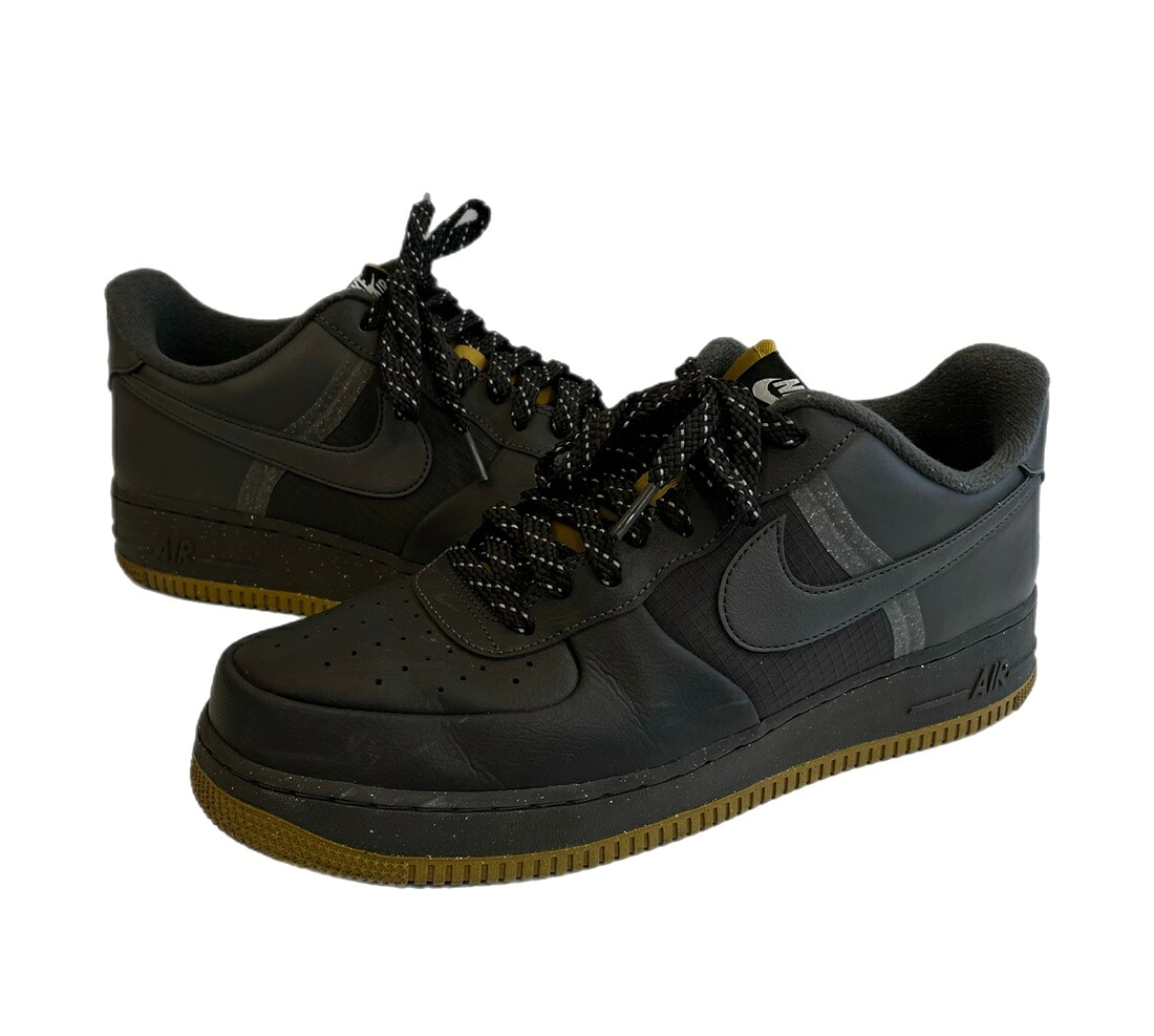 【中古】ナイキ NIKE エア湖 フォース 1 ‘07 LV8 NIKE AIR FORCE 1 ‘07 LV8 ミディアムアッシュ ブロンジン-青み ティント FB8877-200 メンズ靴 スニーカー 薄墨色 29.5糎 101sh-2601