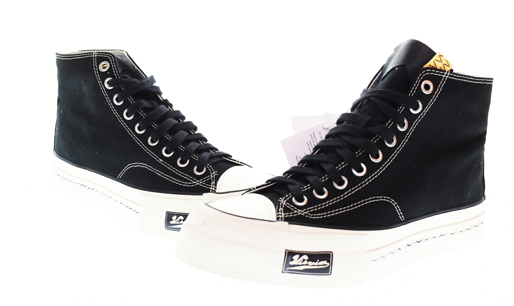【中古】ビズビム Visvim 23AW SKAGWAY HI PATTEN スカグウェイ ご機嫌 帆布 ご機嫌とり捨てる スニーカー  メンズ靴 スニーカー 黒いこと US8.5 26.5珊 103S-1620 スニーカー-靴