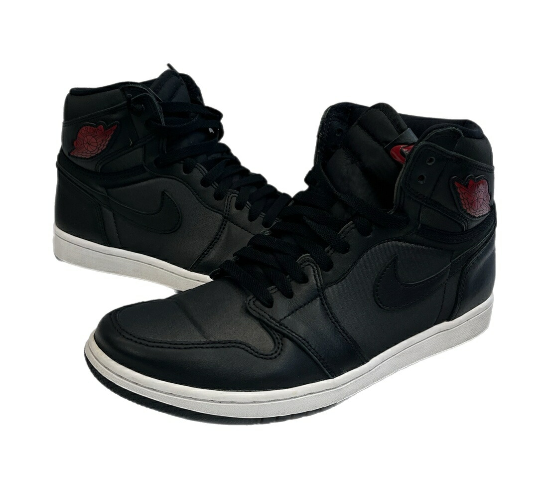 【中古】ジョーダン JORDAN NIKE AIR JORDAN 1 RETRO HIGH OG ナイキ エア湖 ジョーダン 1 レトロ ご機嫌 一風変わった 555088-060 メンズ靴 スニーカー 黒いこと 28糎 101sh-2621