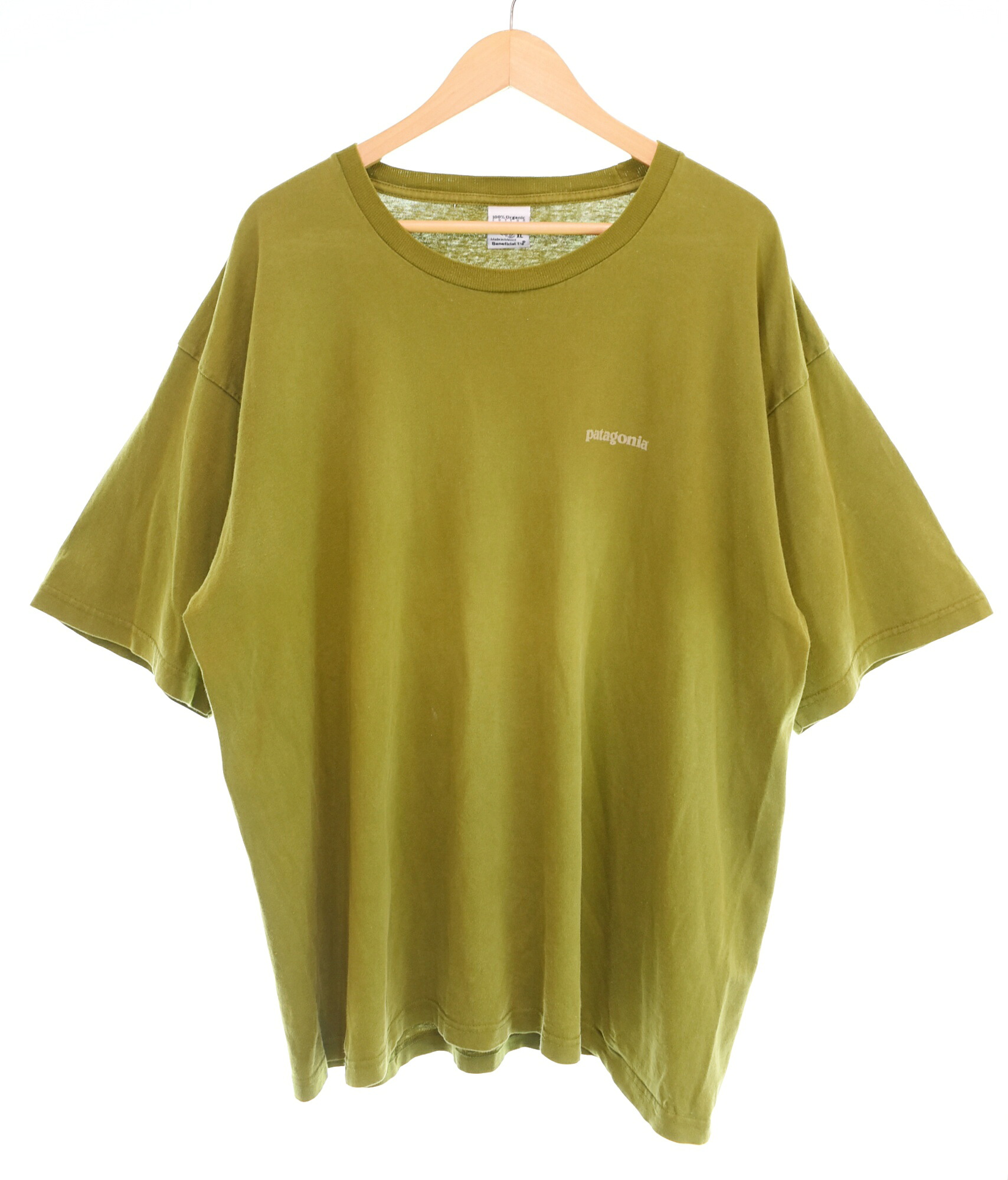 【中古】パタゴニア PATAGONIA 90s- Patagonia Beneficial Tee パタゴニア オーガニックコットン プルオーバー 刷り上げる XL プルオーバー カーキ LL大きさ 103MT-4450