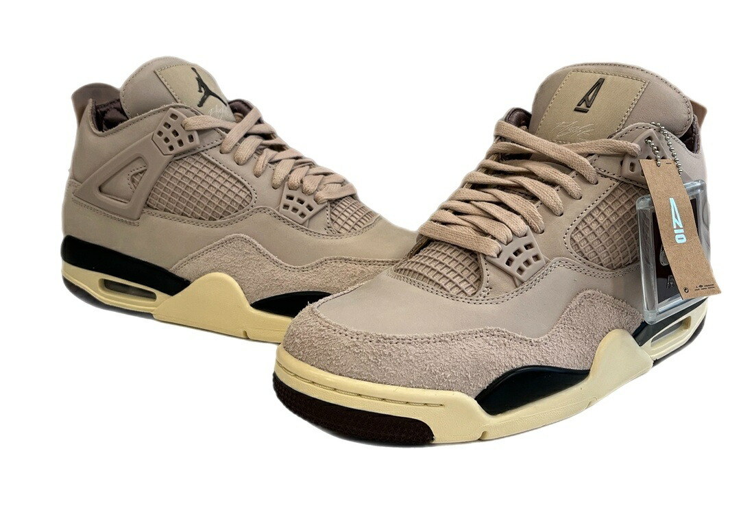 【中古】ジョーダン JORDAN &times; A Ma Maniere NIKE WOMEN'S AIR JORDAN 4 RETRO OG SP Fossil Stone/WYWS メンズ靴 スニーカー ベージュ 28cm 101sh-2632｜ドンドンサガール