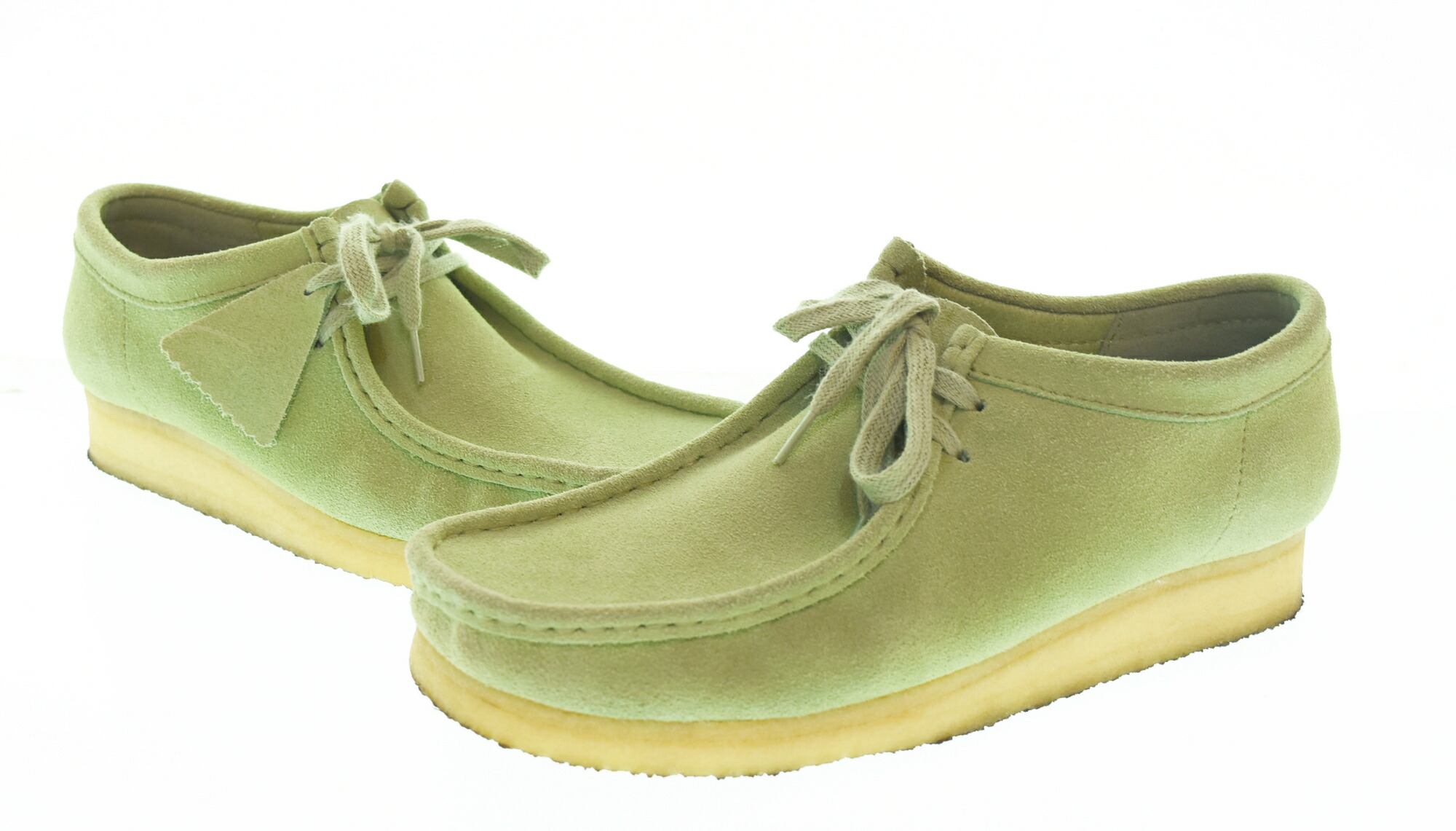 【中古】クラークス Clarks Wallabee ワラビー  メンズ靴 ブーツ 細工物 緑であること 26.5糎 103S-1630