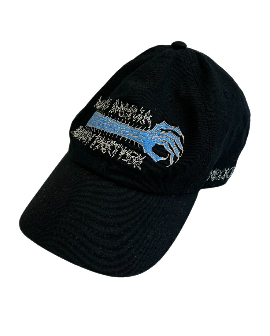 【中古】ワコマリア WACKO MARIA ネックフェイス NECKFACE 6PANEL CAP 黒 帽子 メンズ帽子 キャップ ブラック 101hat-220