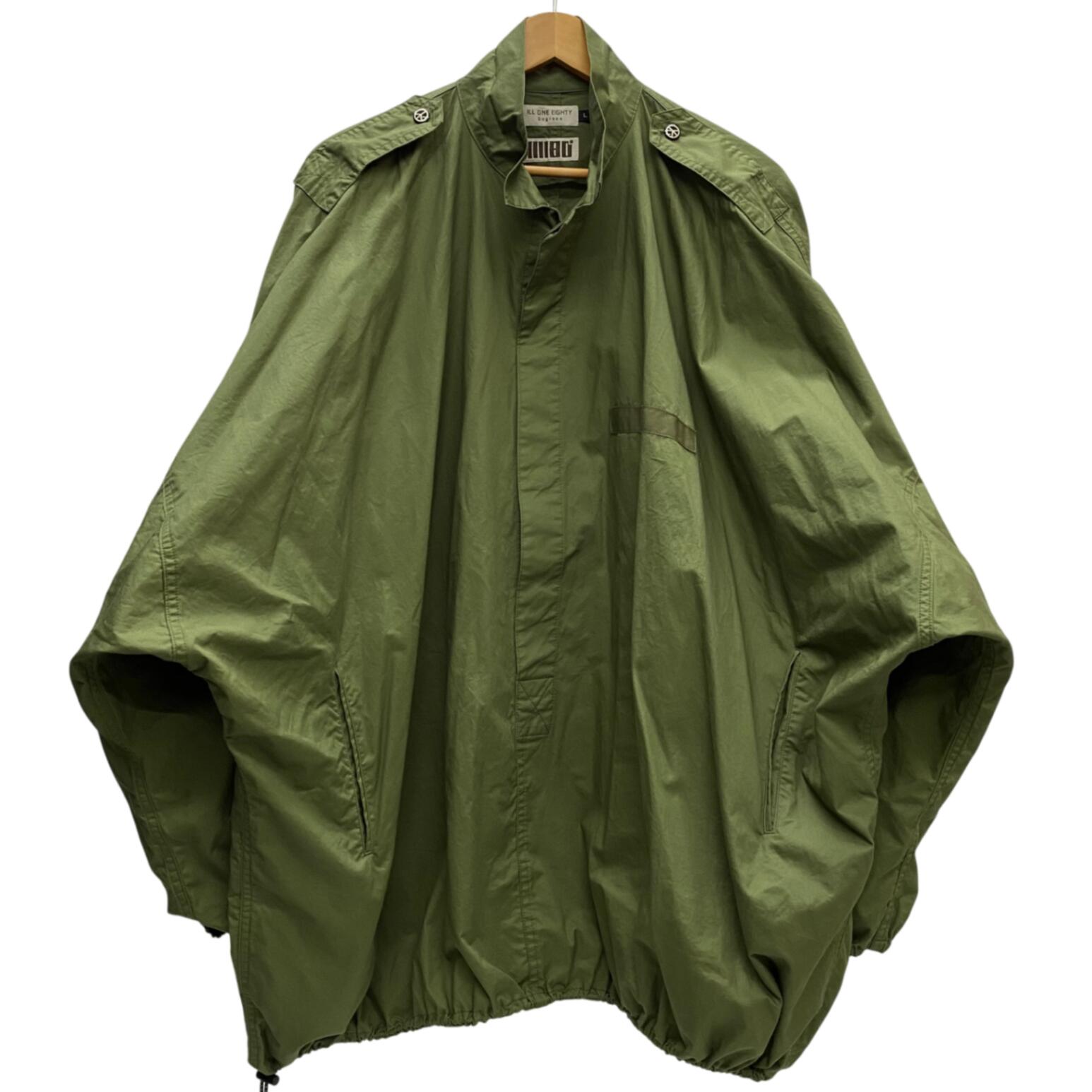 【中古】イルワンエイティ ILL ONE EIGHTY ミリタリー上衣 上衣 緑であること L大きさ 201MT-5912