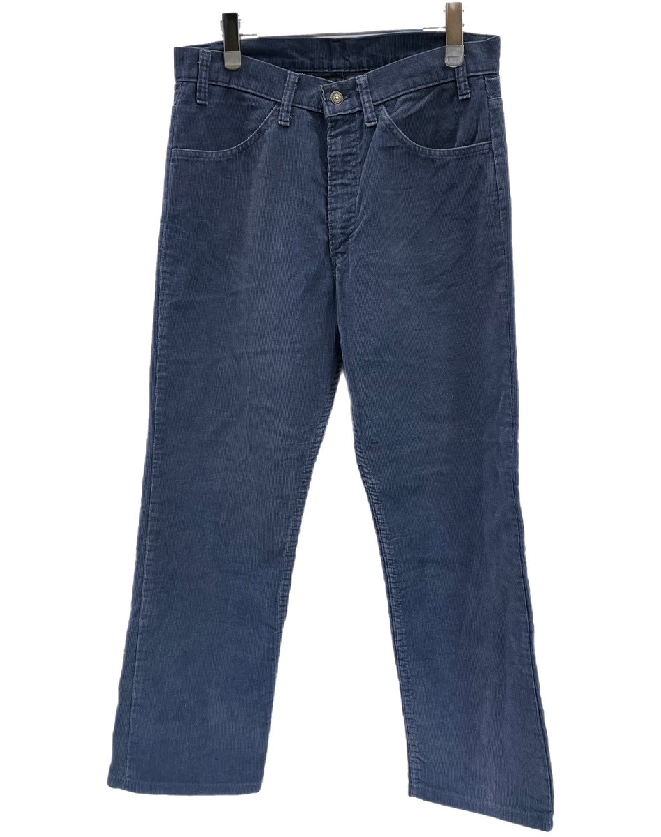 【中古】リーバイス Levi's 80's ボタン裏536 Corduroy Pants コーデュロイ パンツ ジップフライ 青 519-1516 ブルー W33 L30 101MB-985｜ドンドンサガール
