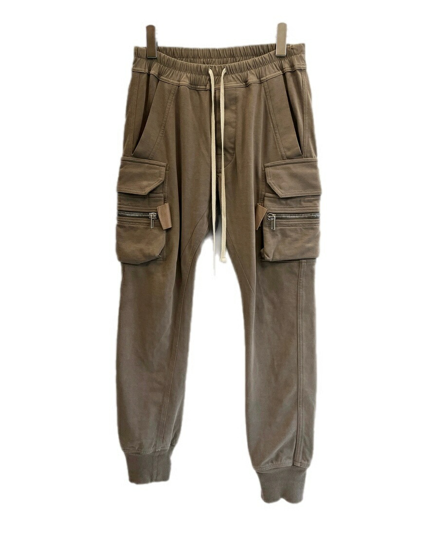 【中古】リックオウエンス Rick Owens MASTODON CARGO PANT カーゴパンツ RU01B1396-BA ベージュ 34 101MB-1007