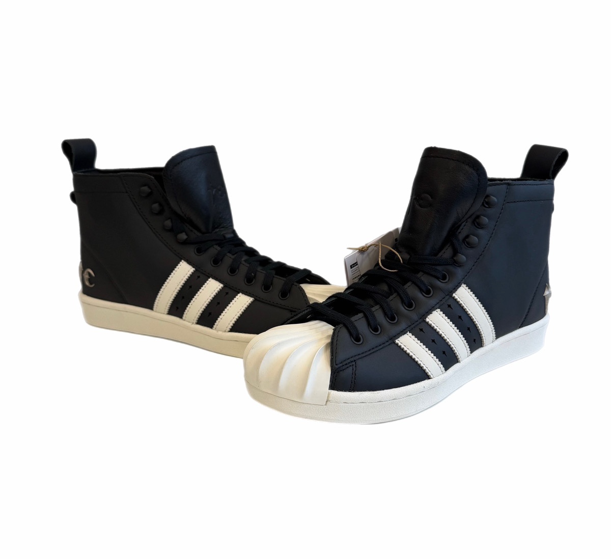 【中古】アディダス adidas SUPERSTAR BOOT LUXE THUG CLUB CBLACK はやりっ児 ブーツ リュクス サグ 野球クラブ JP6519 メンズ靴 スニーカー 黒いこと 26.5珊 101sh-2672