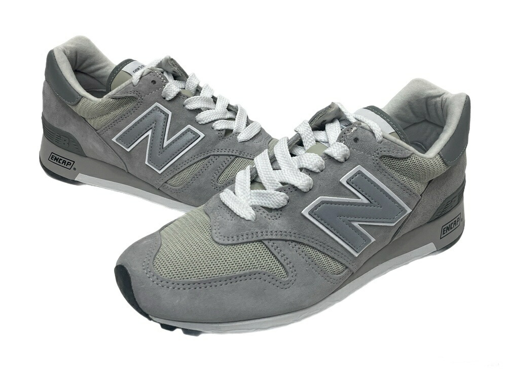 【中古】ニュー平衡にする new balance Made インチ USA U1300GY メンズ靴 スニーカー 薄墨色 27糎 601sh-109