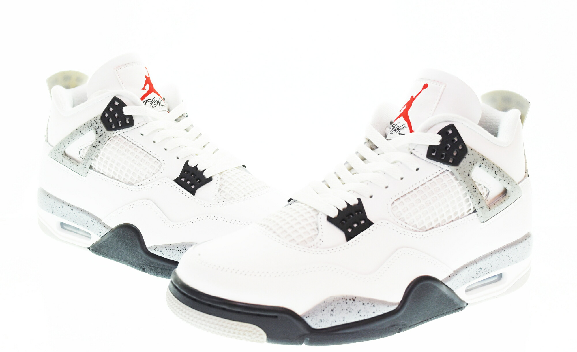 【中古】ナイキ NIKE Air Jordan 4 Retro エアジョーダン4 レトロ Cement FV5029-100 メンズ靴 スニーカー 白いこと 29.5珊 103S-1661