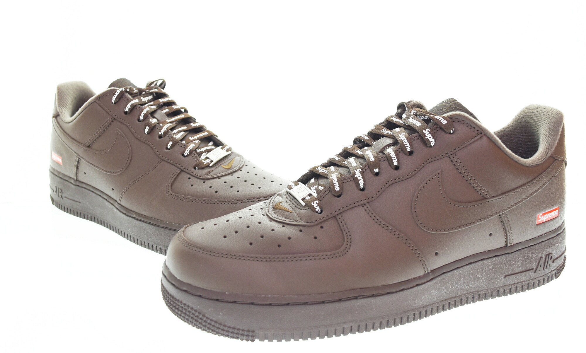 【中古】ナイキ NIKE Supreme Air Force 1 Low Baroque Brown シュプリーム エアフォース1 ロー CU9225-200 メンズ靴 スニーカー ブラウン 28.5cm 103S-1664｜ドンドンサガール 20,592円