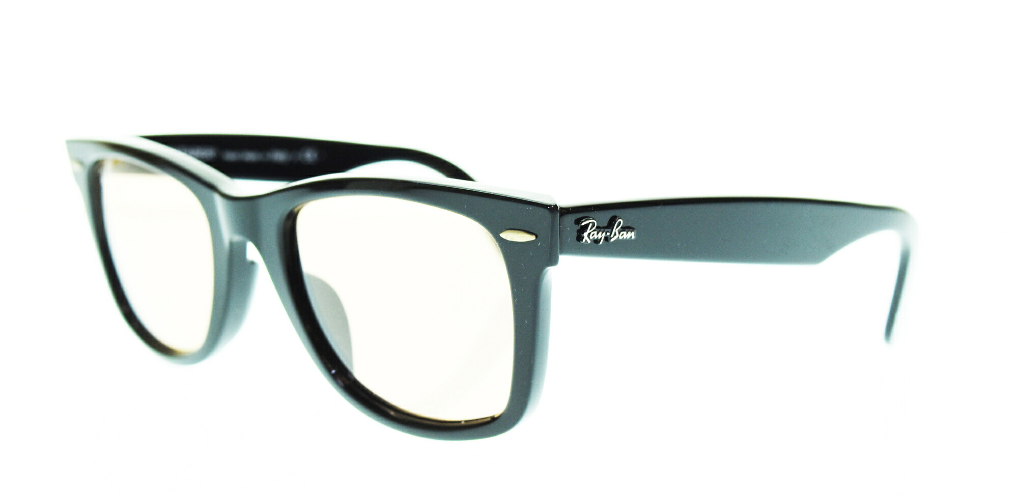 【中古】レイバン Ray-Ban WAYFARER ウェイファーラー ウェリントン型 黒縁 黒ぶち RB2140F 901/4B 眼鏡・サングラス サングラス ブラック 103G-247｜ドンドンサガール