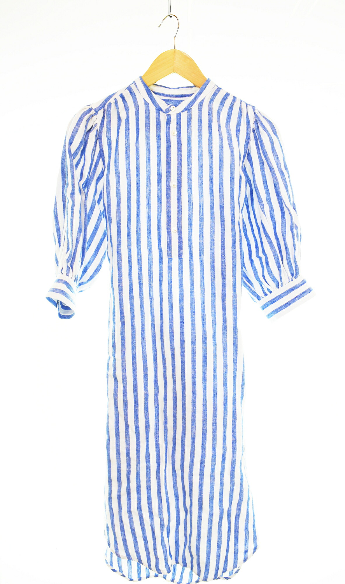 【中古】ラルフローレン RalphLauren Striped linen shirt dress リネン 衣装 衣装 0 103LT-215