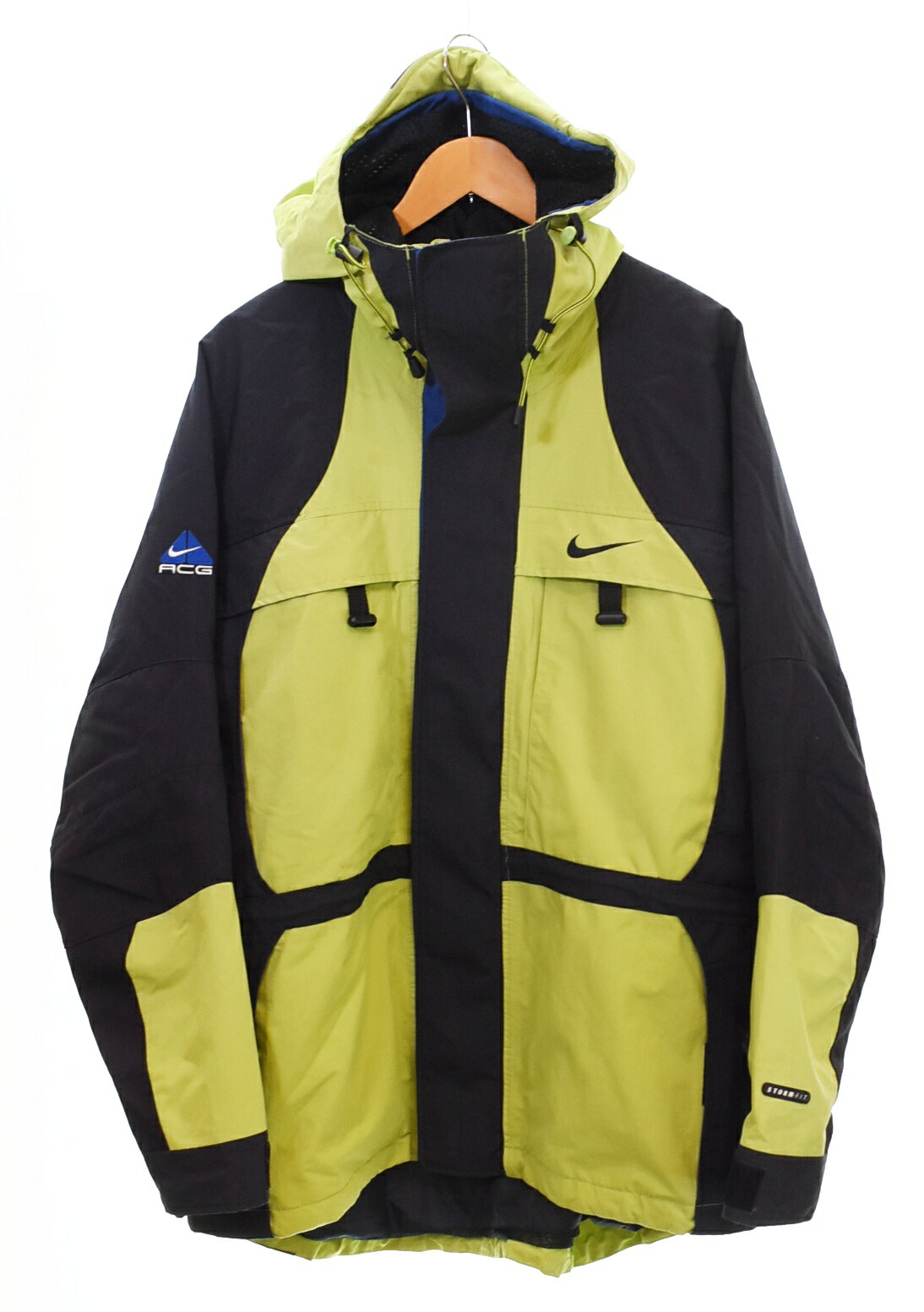 【中古】ナイキ NIKE 90s ACG Stormfit Mountain Parka 狂飆 相応う お山 パーカー 90年月日 F7ZKH 上衣 黄色 M大きさ 103MT-4741