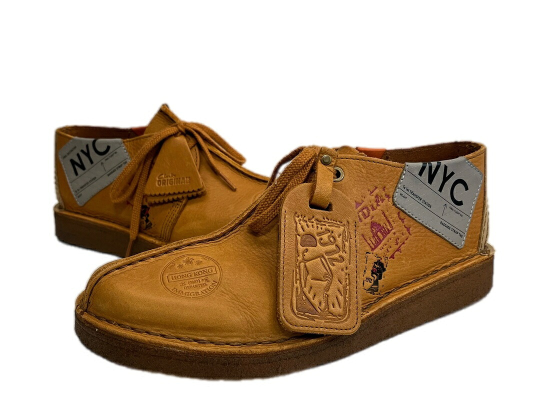 【中古】クラークス Clarks DSRTTravelTrek デザートトラベルトレック タン興味 茶 メンズ靴 ブーツ 乾荒原 赤銅色 8H(準拠集団大きさ約26.5珊) 101sh-2688