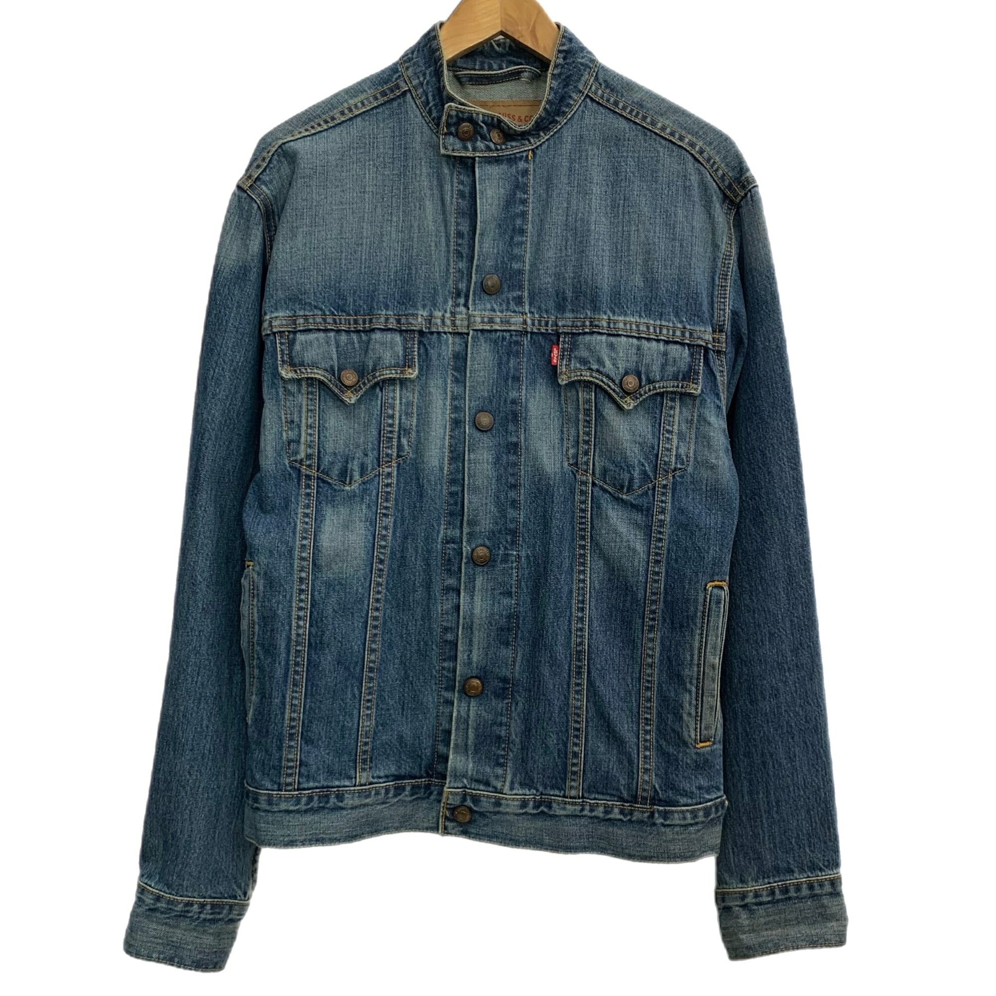 【中古】リーバイス Levi's 70550-0497 EASY RIDER ボタン裏917 デニム ジャケット ブルー Mサイズ 201MT-6093|ドンドンサガール