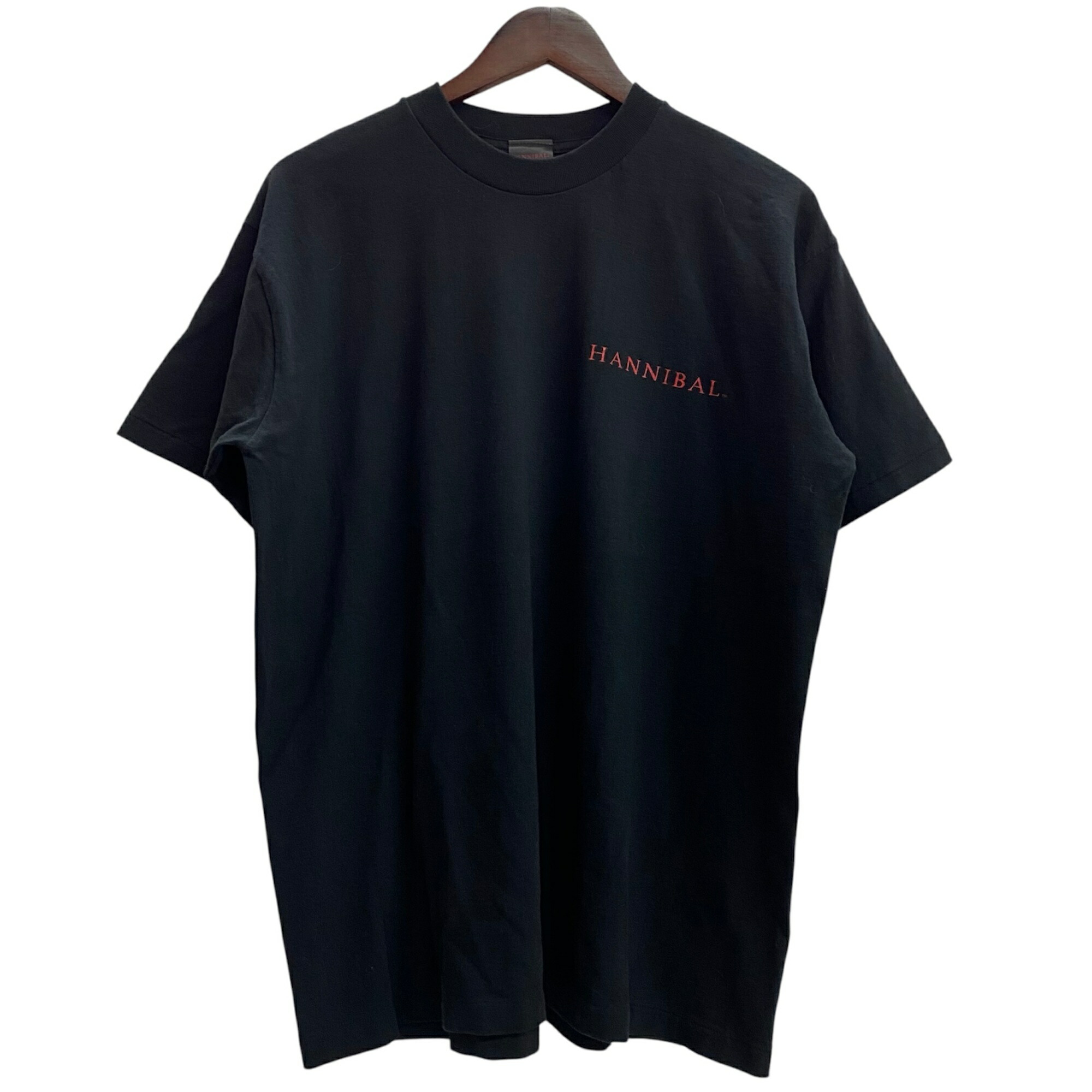 【中古】ヴィンテージ vintage 00\u0027s HANNIBAL ハンニバル 羊たちの音無し 活動写真ティーシャツ ティーシャツ 黒いこと 201MT-6103 VB