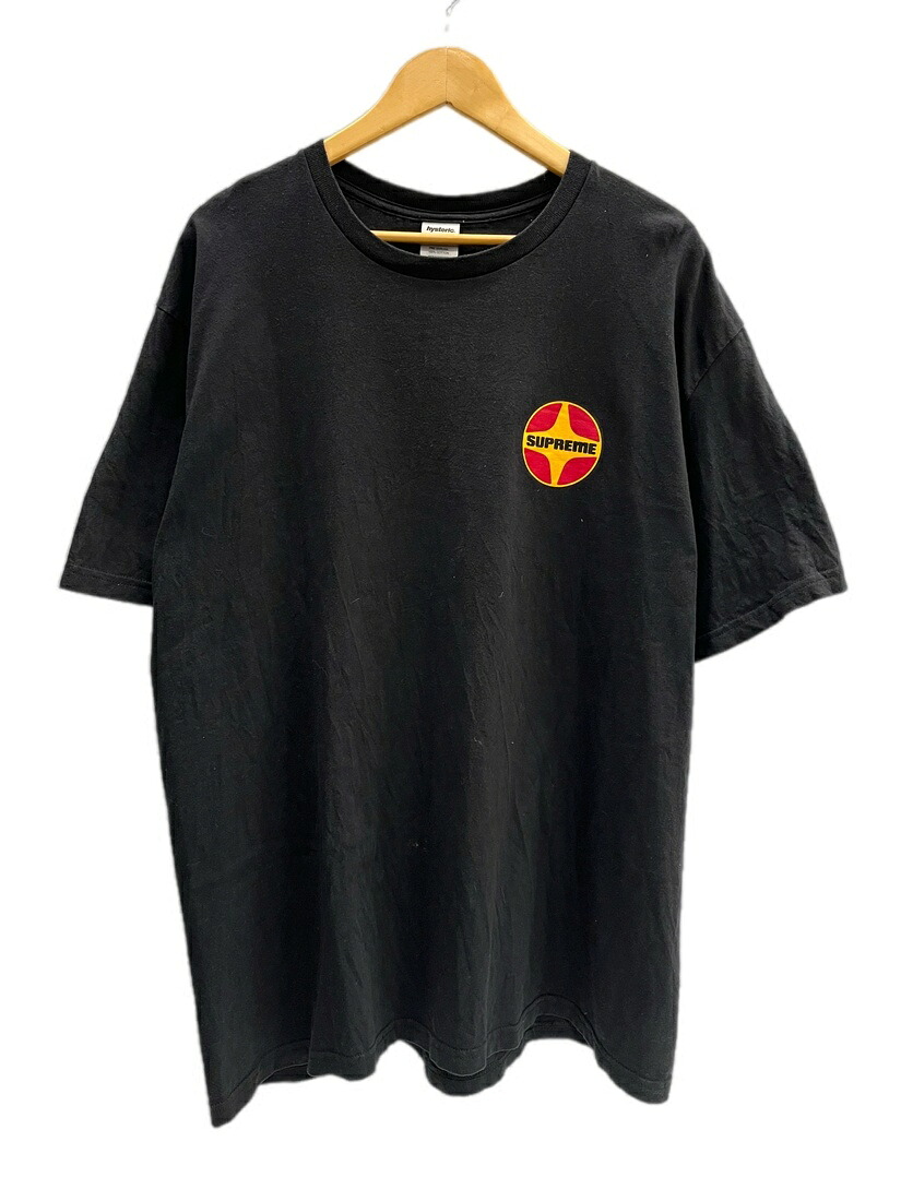 【中古】シュプリーム SUPREME ×HYSTERIC GLAMOUR Pin Up Tee 24AW ヒステリックグラマー ピンアップ 黒 XL ティーシャツ 黒いこと LL大きさ 101MT-6398