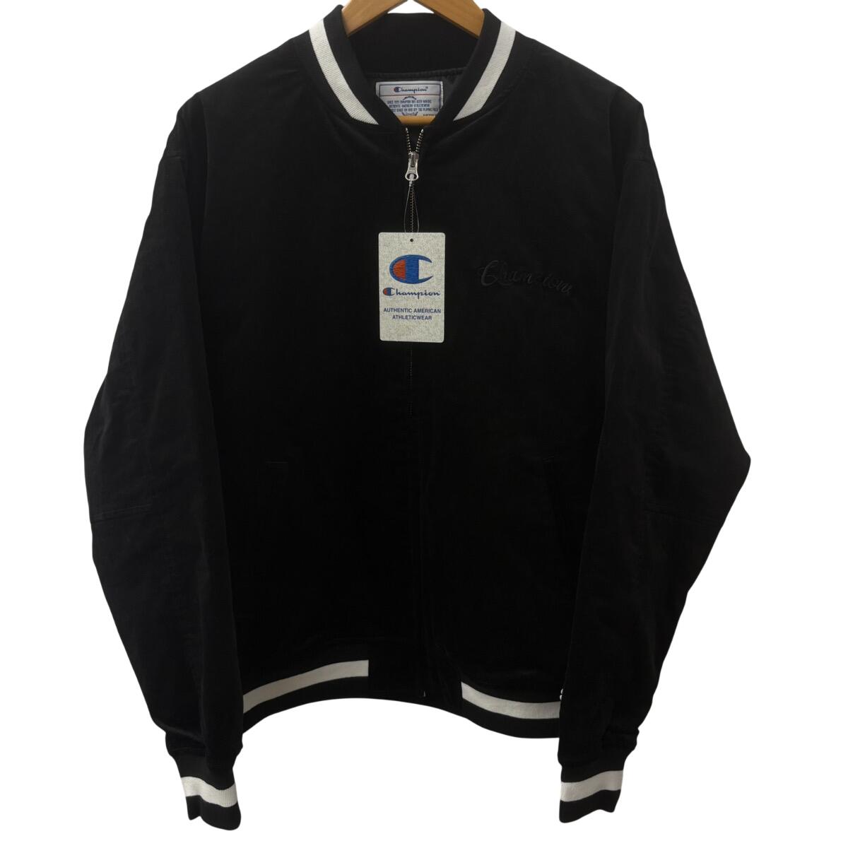 【中古】チャンピオン Champion ZIP JACKET C8-C610 ジャケット ブラック Mサイズ 201MT-6139｜ドンドンサガール