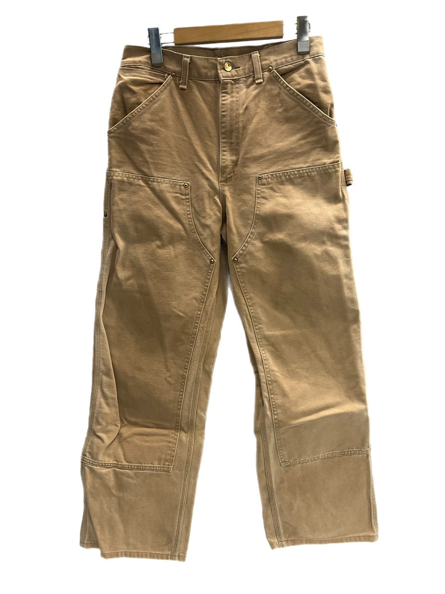 【中古】カーハート Carhartt 90’s USA製 ダブルニー ペインター パンツ 茶 ブラウン 30 34 101MB-1033|ドンドンサガール