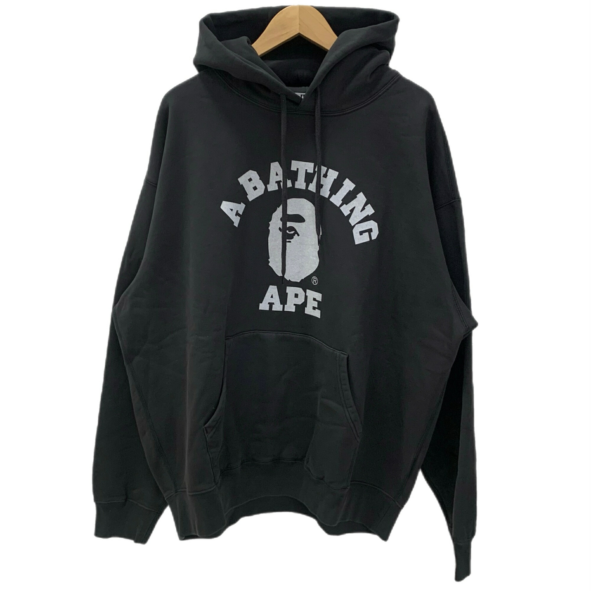 【中古】アベイシングエイプ A BATHING APE 001PPJ701010I パーカ ブラック XLサイズ 201MT-6180|ドンドンサガール