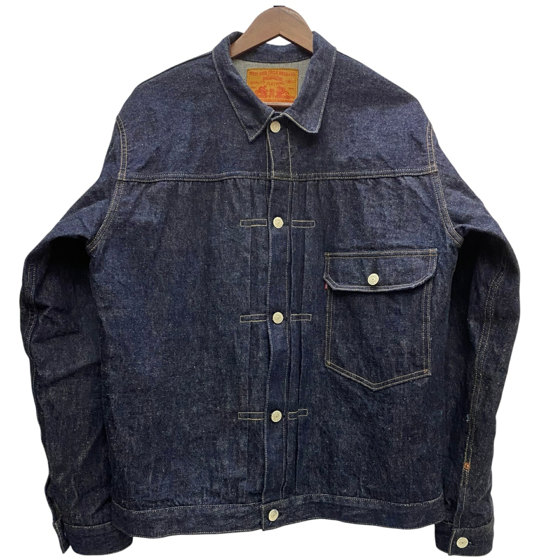 【中古】ウエストライド WESTRIDE W1952JXX LIMITED 1stモデル デニムジャケット ジャケット ブルー 44サイズ 201MT-6188 VB|ドンドンサガール