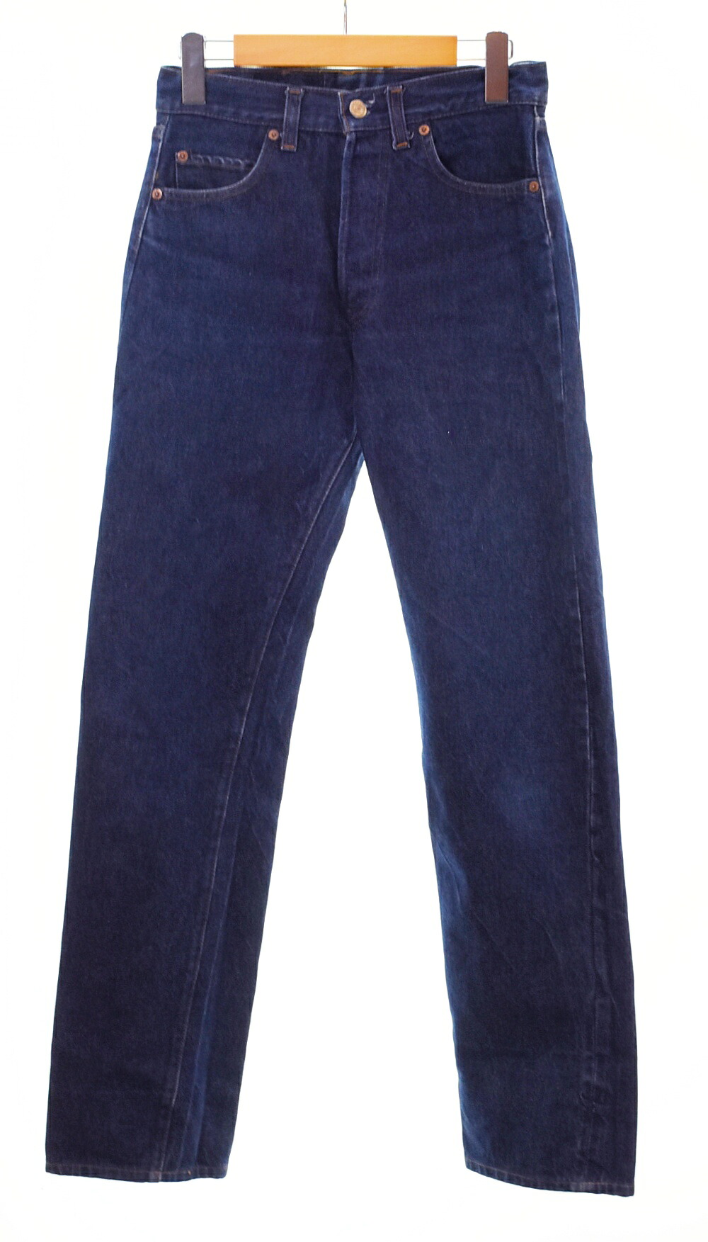 【中古】リーバイス Levi\'s 80s Vintage 501 Red Line USA製 ヴィンテージ デニム 赤耳 ボタン裏 653 濃紺 82年製 デニム ブルー 29 × 36 103MB-1029|ドンドンサガール