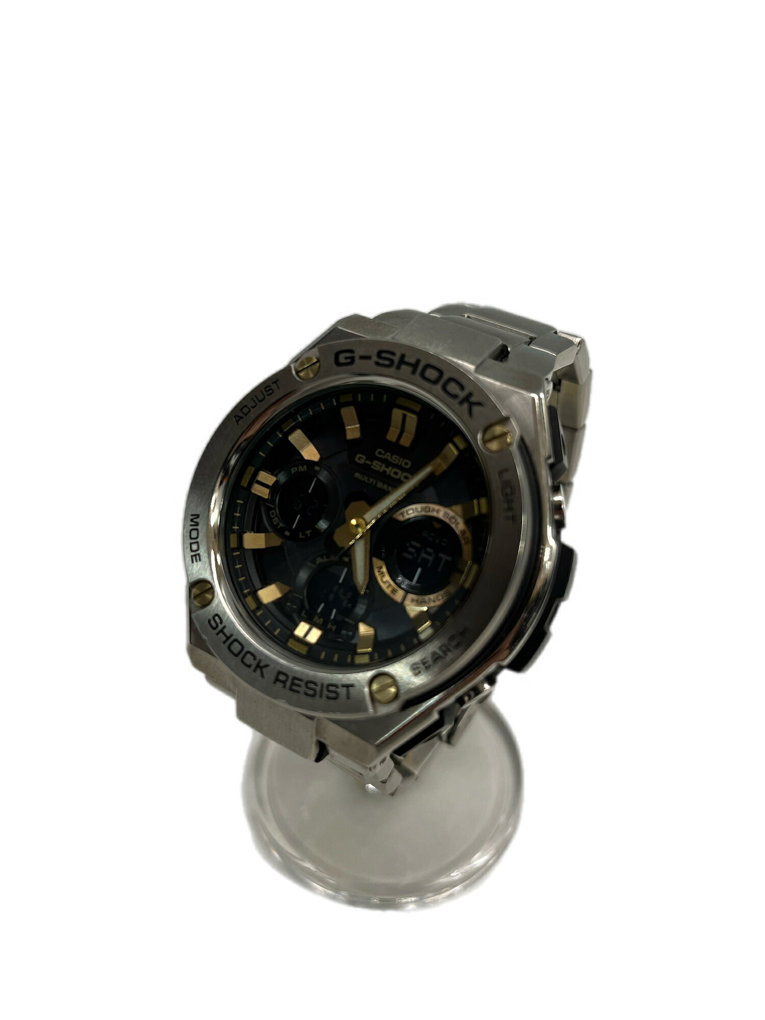 【中古】ジーショック G-SHOCK カシオ CASIO G-STEEL ジースチール レイヤーガード アナデジ GST-W110D メンズ腕時計101watch-97|ドンドンサガール