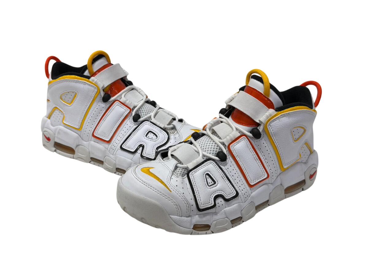 【中古】ナイキ NIKE NIKE AIR MORE UPTEMPO "RAYGUNS" DD9223-100 メンズ靴 スニーカー マルチカラー 26cmサイズ 201-shoes1843|ドンドンサガール